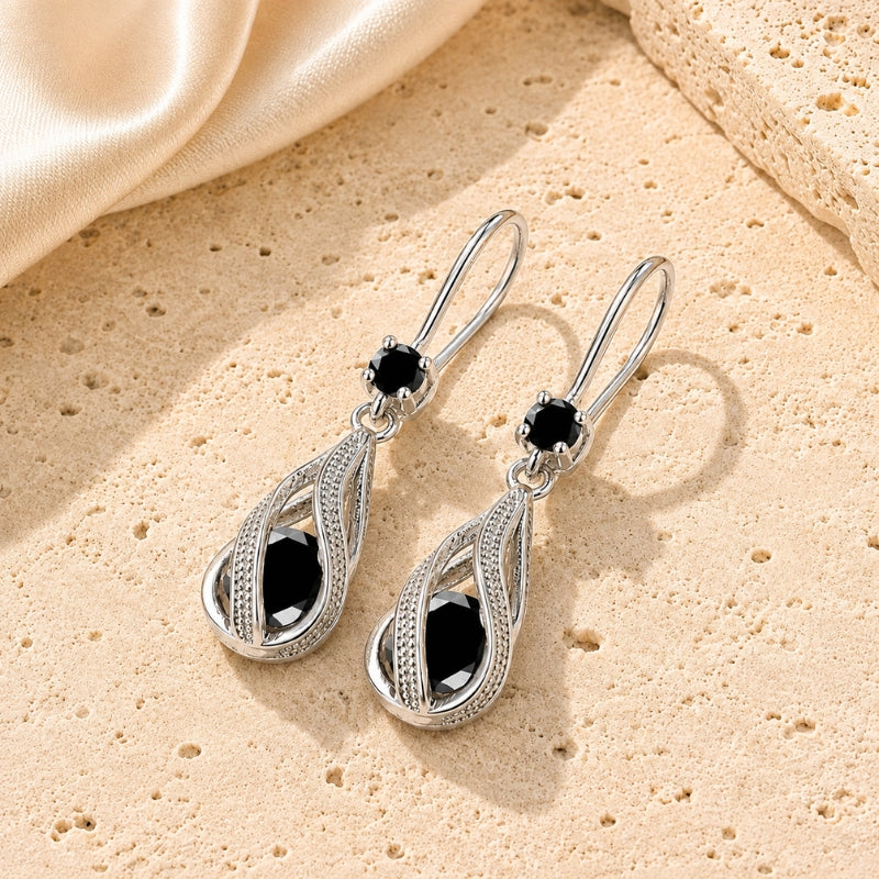 Prestigious Crystal Drop Earrings