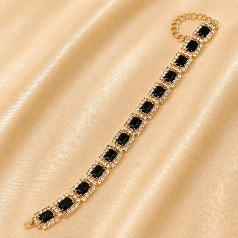 Lustrous Zirconia Charm Bracelet