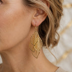 Luxe Hollow Leaf Earrings