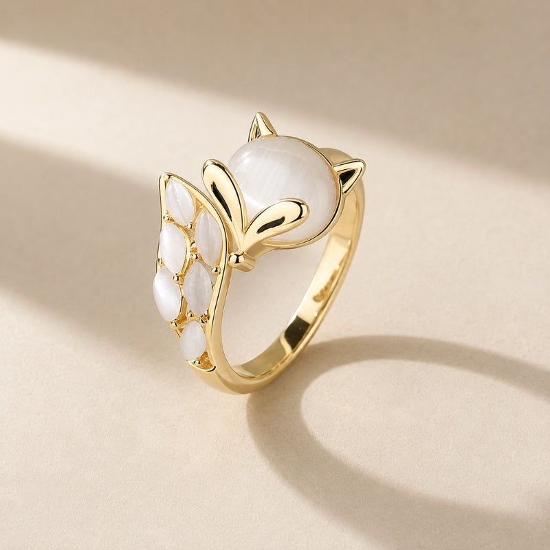Radiant Gold Adjustable Ring