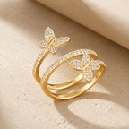 Lavish Butterfly Fashion Ring