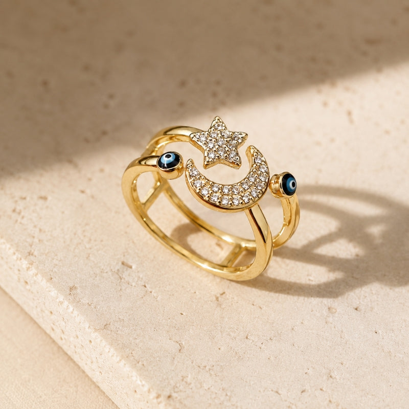 Radiant Devil Eye Ring