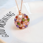 Radiant Gem Charm Necklace