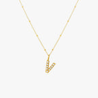 Pearl Initial Pendant Necklace