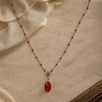 Vintage Artisan Beaded Necklace