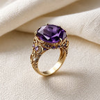 Vintage Ornate Floral Ring