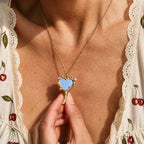Vintage Mirror Statement Necklace