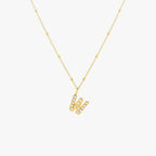 Pearl Initial Pendant Necklace
