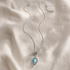 Water Drop Turquoise Pendant Necklace