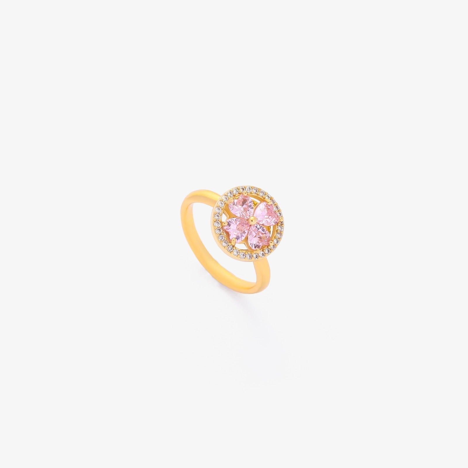 Golden Bloom Spinner Ring