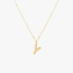 Pearl Initial Pendant Necklace