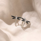 Zirconia Clip-On Silver Earrings