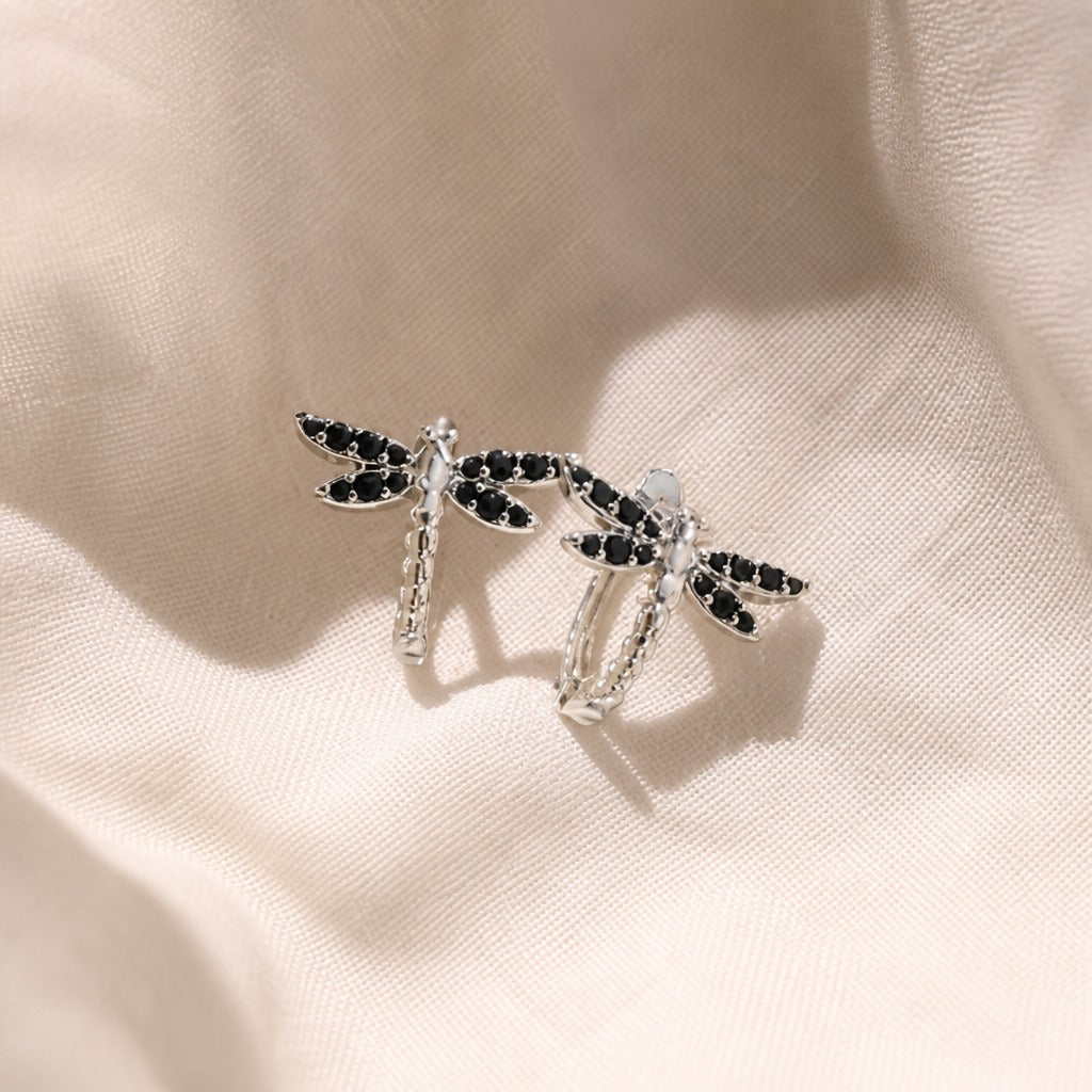 Zirconia Clip-On Silver Earrings