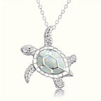 Shiny Turtle Pendant Necklace