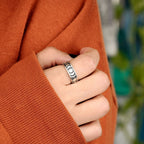 Moon Phase Spinner Ring