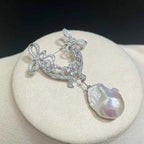 Baroque Bow Brooch