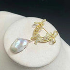 Baroque Bow Brooch