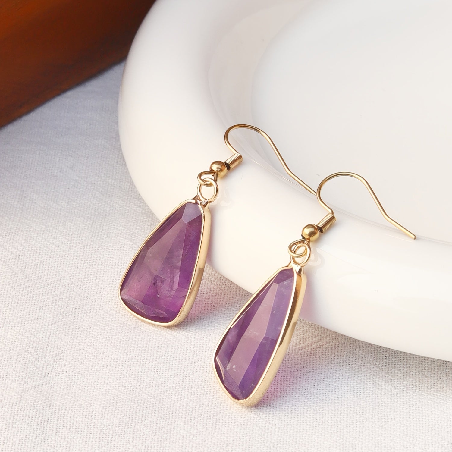 Refined Triangle  Beaded Earrings