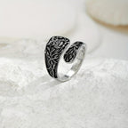 Silver Owl Forest Wrap Ring