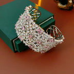 Blush Lattice Cuff Bracelet