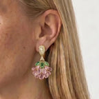Blush Vine Drop Earrings