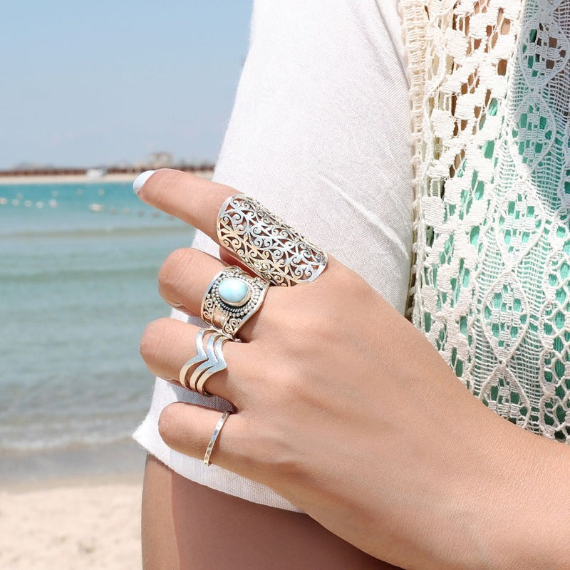 Full Finger Statement Ring