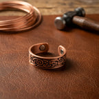 Burr Aura Copper Ring