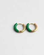 Happy Colorful Hoop Earrings