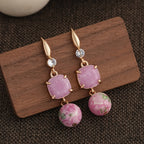 Trendy Mixed Texture Beads Earring