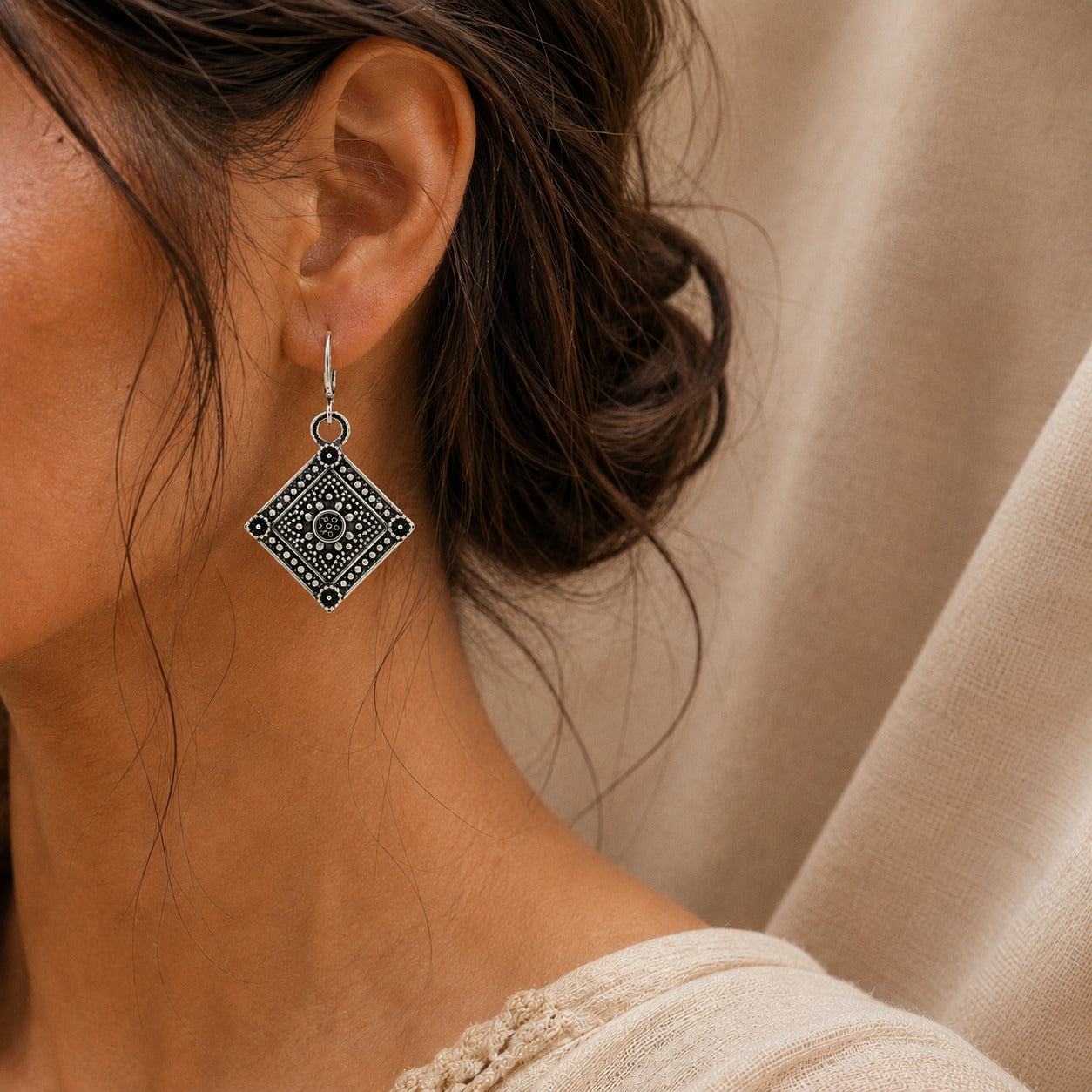 Retro Bohemian Drop Earrings