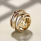 Sculpted Intertwine Band Ring