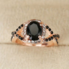 Luxury Onyx Fashion Ring