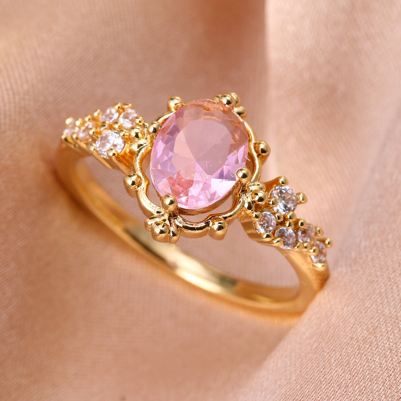 Exquisite Halo Statement Ring