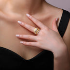 Celeste Orbit Moissanite Ring