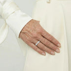 Coralia Moissanite Eternity Band Ring