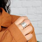 Spinner Dandelion Band Ring