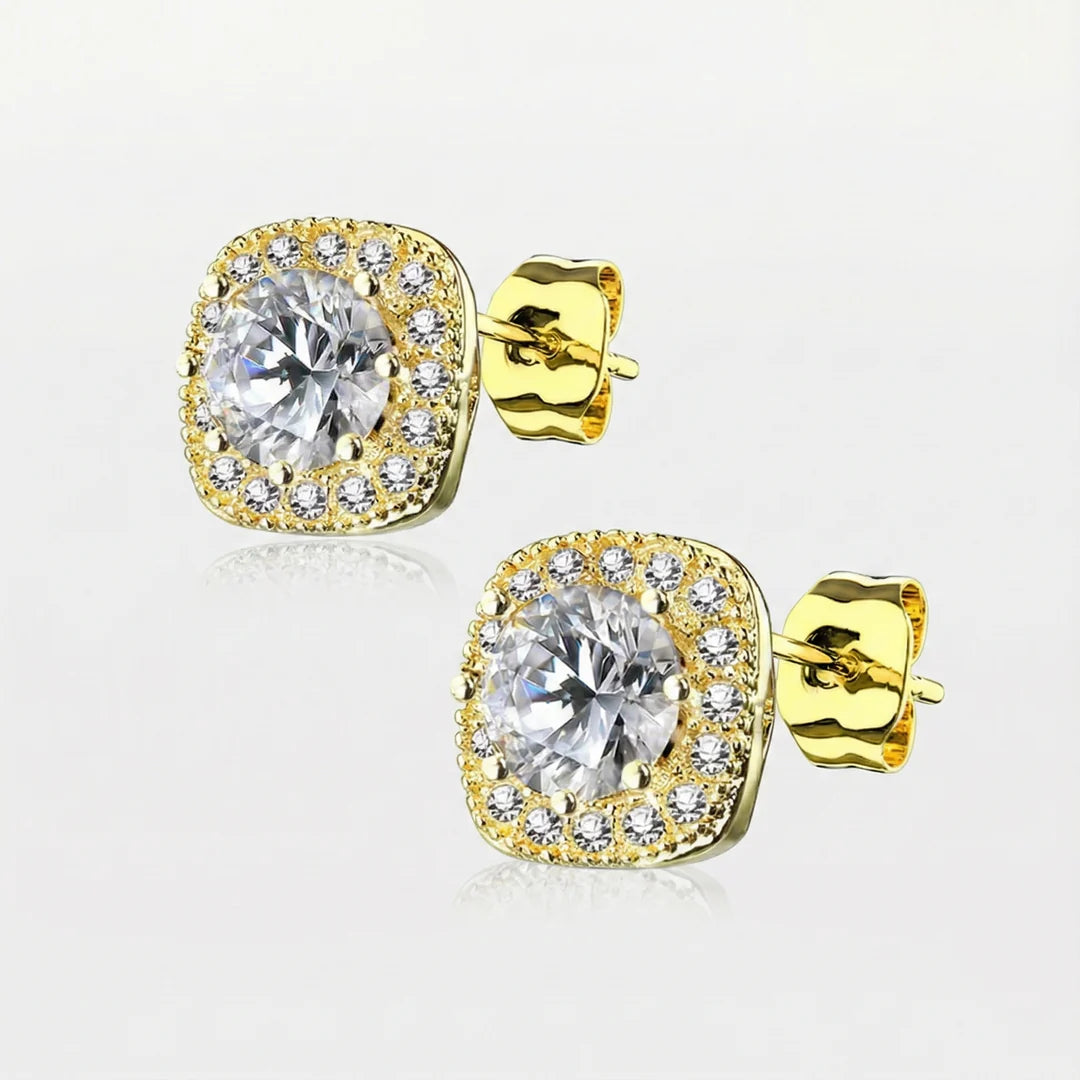 Sleek Statement Stud Earrings