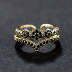 Luxurious Double Layer Ring
