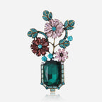 Emerald Garden Brooch