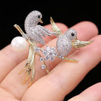 Enchanted Lovebirds Brooch