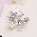 Enchanted Lovebirds Brooch