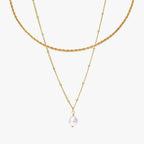 Sunlit Elegance Pearl Choker Set