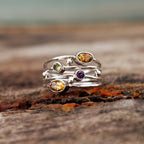 Exquisite Boutique Zirconia Inlaid Ring
