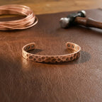 Aster Furrow Copper Bracelet