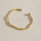Sculptural Open Minimalist Bracelet