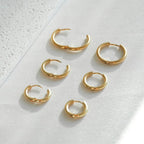 Endless Shine Triple Hoop Set