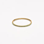 Verdant Sky Zircon Accent Ring