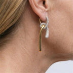 Helena’s Halo Knotted Zircon Stud Earrings