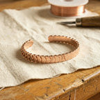 Refined Copper Bangle Bracelet