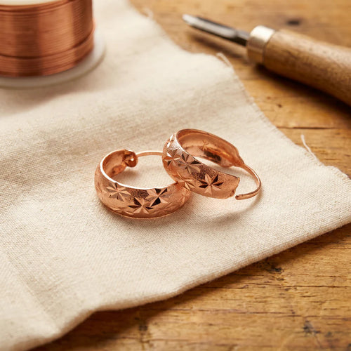 Celestial Dew Copper Earrings
